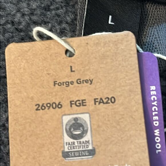 New! Patagonia Men's Woolie Fleece Pullover in Forge Gray Size Large NWT - Picture 9 of 14